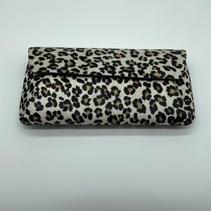 Ann Taylor cheetah print clutch